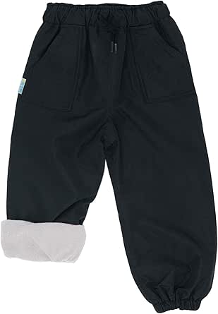 JAN & JUL Waterproof Fleece Lined Snow and Rain Pants for Toddlers and Kids