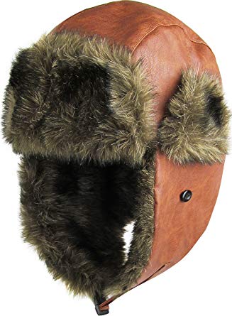 Stay Warm When is Cold Windproof Winter Aviator Collection Trooper Trapper Hunting Hat Aviator Winter USA Flag Ushanka Bike