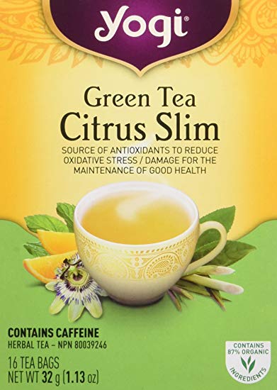Yogi Tea, Green Tea Citrus Slim, 16 Tea Bags, 6 Count