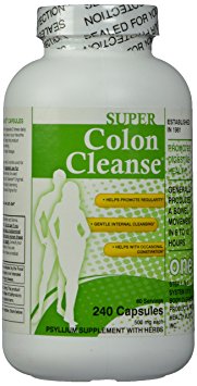 Super Colon Cleanse Capsules, 500 mg, 240 Count