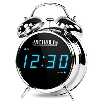 Innovative Technology Surround Alarm Clock Compact Stereo Set of 0 Chrome (V50-500)
