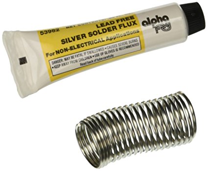 Alpha Fry AM53982 Cookson Elect Lead-Free Silver Solder and Flux Kit