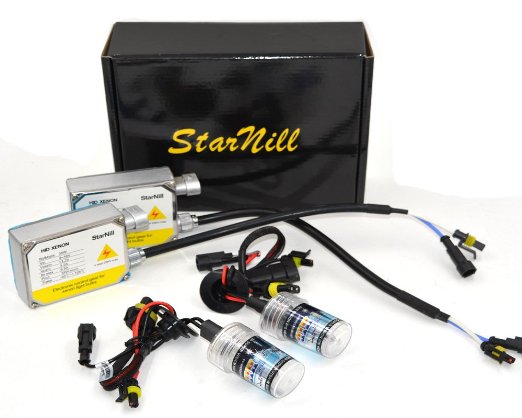 Starnill HID Xenon Conversion Kit "All Bulb Sizes and Colors" with Premium Ballasts (H11, 6000K)