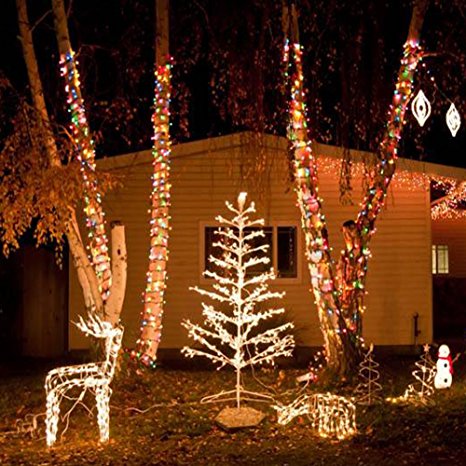 Maggift Solar String Lights100 LED Starry Fairy String Light 40ft Waterproof for Outdoor Path Garden Landscape Decoration Illumination