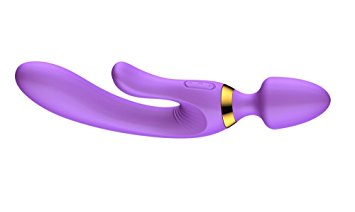 Wowyes Av Bar Rechargeable,multi Mode Stimulation, Luxury G-spot & Clitoral Vibrator (Purple)