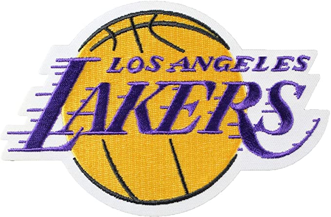 Official Los Angeles Lakers Logo 6.75 Inches Large NBA Basketball Patch Emblem
