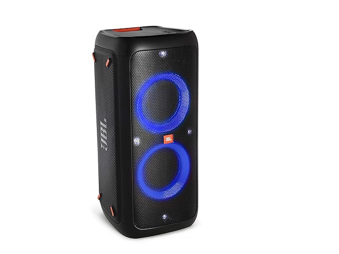 JBL PartyBox 300 by Harman Portable Bluetooth Party Speaker with Bass Boost and Dynamic Light Show (240 Watts, Black)