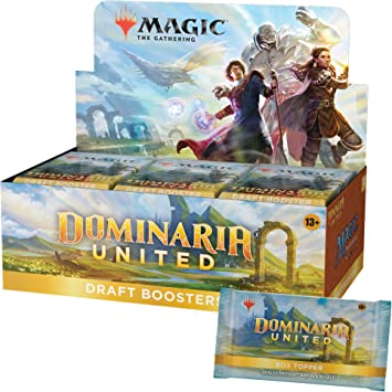 Magic: The Gathering Dominaria United Draft Booster Box | 36 Packs   Box Topper Card (541 Magic Cards)