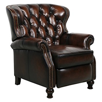 Presidential ll Top Grain Leather Chair Manual Recliner by Barcalounger