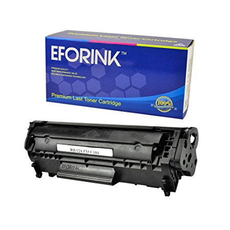 EFORINK Replacement for Cannon C104 Black toner Cartridges Fits Canon ImageClass MF4270, MF4350d, MF4690, 4120,4140,4150, MF4130,MF4150,MF6570, FAXPHONE L90