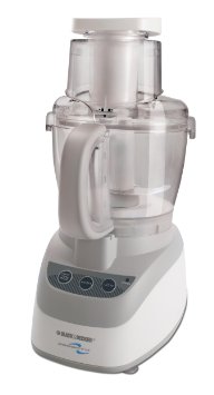 Black & Decker FP2500 PowerPro Wide-Mouth 10-Cup Food Processor, White