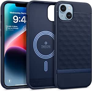 Caseology Funda Parallax mag Compatible con iPhone 14 - Midnight Blue