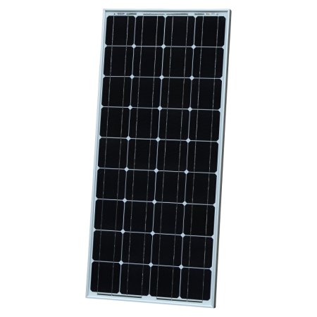 100W Photonic Universe monocrystalline solar panel with 5m of special solar cable, for charging a 12V battery in a motorhome, caravan, camper, boat or yacht, of for off-grid / backup solar power systems 100 watt