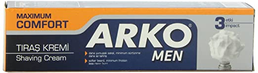 Arko Shaving Cream, Maximum Comfort, 6 Ounce