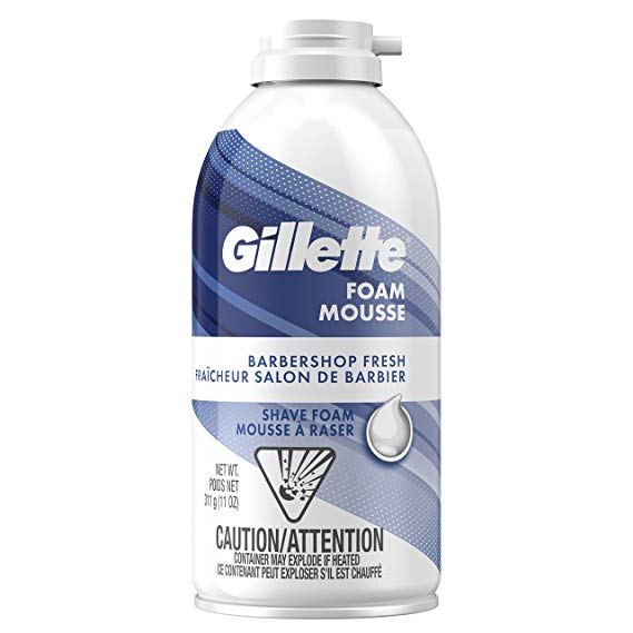 Gillette Foam Barbershop Fresh Shave Foam, 311g