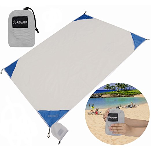 Pocket Blankets, Compact Picnic / Beach Blanket (73 x 56")