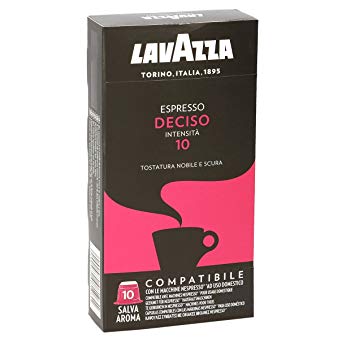 Lavazza Deciso Espresso Dark Roast Capsules Compatible with Nespresso Original Machines (Pack of 80)