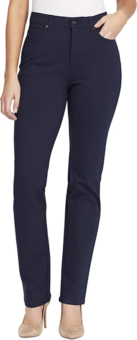 Gloria Vanderbilt Women's Amanda Ponte High Rise Knit Pant