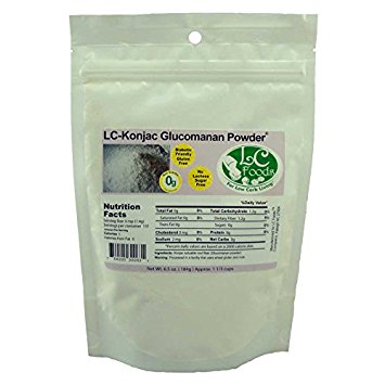 Konjac Glucomannan Powder - LC Foods - All Natural - 6.5 oz