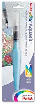 Pentel Arts Aquash Fine Point Water Brush, Medium (FRHMBP)