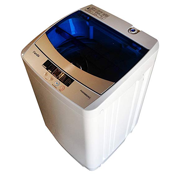 Panda PAN56MGW2-01 Portable Compact Washing Machine, 11lbs/1.6 cu.ft Capacity-Blue Lid