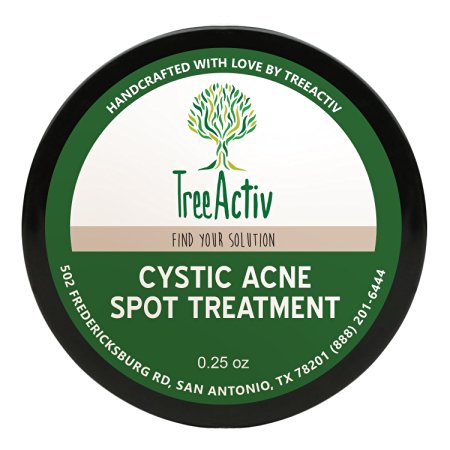 TreeActiv Cystic Acne Spot Treatment- For Quickly Eliminating Blemishes and Forming Blemishes on the Spot! (1 Oz)