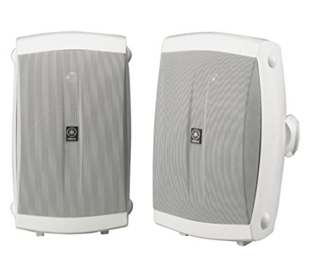 Yamaha NS-AW350W All-Weather Indoor/Outdoor 2-Way Speakers - White (Pair)