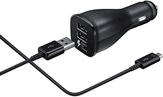 Samsung Fast Charge Dual-Port Car Charger - Retail Packaging