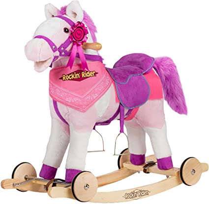 Rockin' Rider Apple 2-in-1 Horse , Pink