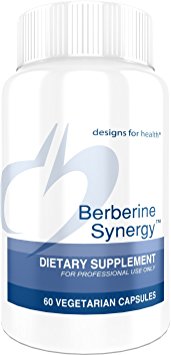 Designs for Health - Berberine Synergy - 400mg Berberine HCL   100mg Alpha Lipoic Acid Blood Sugar Support, 60 Capsules