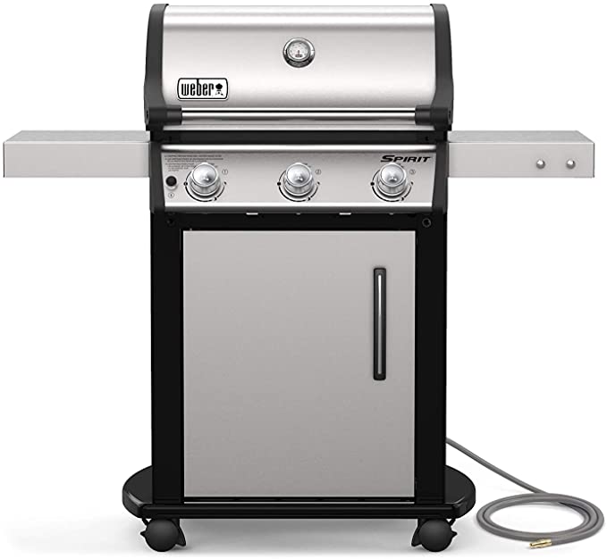 Weber 47502001 Spirit S-315 NG Gas Grill, Stainless Steel