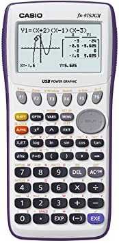 Casio Graphing Calculator, White (FX-9750GII)