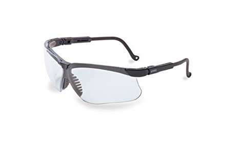 Uvex S3200X Genesis Safety Eyewear, Black Frame, Clear UV Extreme Anti-Fog Lens