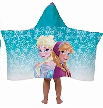 Disney Frozen Hooded Towel Wrap / Cape - Elsa and Anna
