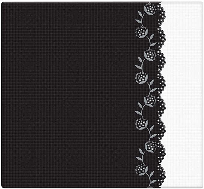 MBI 12x12 Inch Black and White Postbound Album, Deco (872509)
