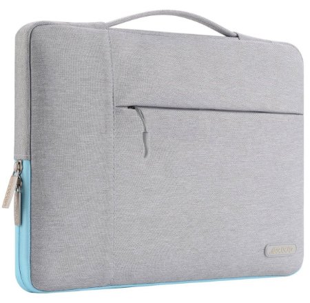 Mosiso Laptop Sleeve Multifunctional Protective Case Cover Bag for 12.9 iPad Pro / 13.3 Inch Laptop / Notebook Computer / MacBook Air / MacBook Pro Carrying Protector Briefcase Handbag, Gray