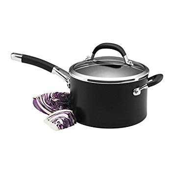 Circulon Premier Professional Hard Anodised Saucepan, Black, 20 cm