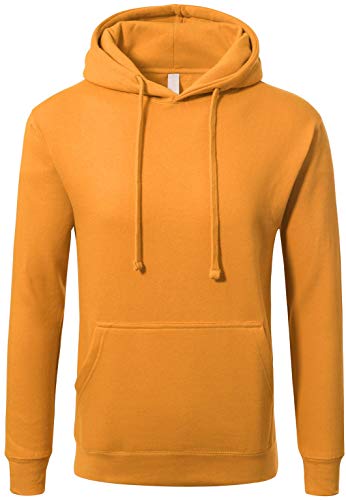 Mens Premium Heavyweight Pullover Hoodie Sweatshirts