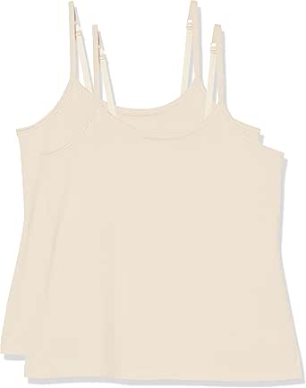 Amazon Essentials Women's Camisole (Available in Plus Size), Pack of 2