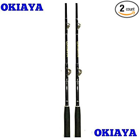 OKIAYA COMPOSIT 30-80LB White Marlin Saltwater Big Game Roller Rod(6 Foot Rod)
