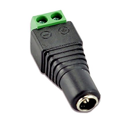 Zitrades LED 5050 RGB Strip Light Connector 4 Conductor 10 mm Wide Strip to Strip Jumper (Black)
