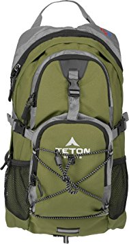 TETON Sports Oasis 1100 2 Liter Hydration Backpack; Green