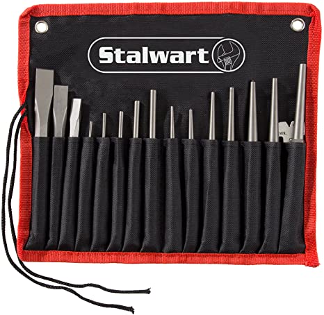 Stalwart Punch and Chisel Set, 16 Pieces