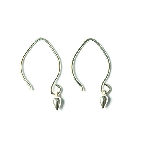 Tiny sterling silver earrings