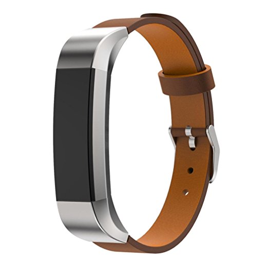 Hunputa New Replacement Luxury Genuine Leather Band Strap Bracelet For Fitbit Alta Tracker