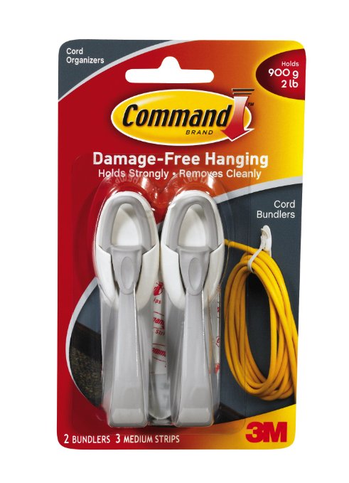 Command Cord Bundlers, White