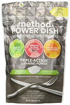 Method Products PBC 1759 20CT Lemon/Mint Dish Pack, 20 CT