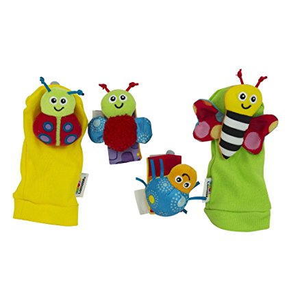 Lamaze Gardenbug Footfinder & Wrist Rattle Set