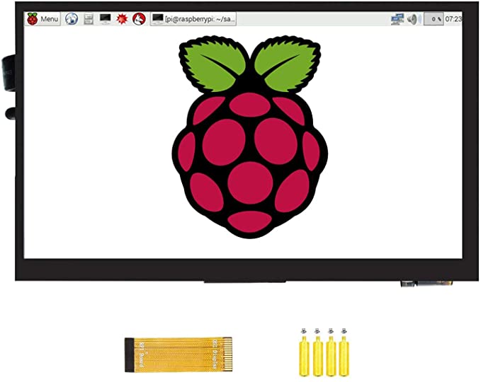 5 inch Touchscreen Monitor for Raspberry Pi DSI LCD Screen 800×480 Display for Raspberry Pi 4B 3B  3A  3B 2B B  A  CM3/3  Compatible with Raspbian Ubuntu Kali WIN10 IoT RetroPie