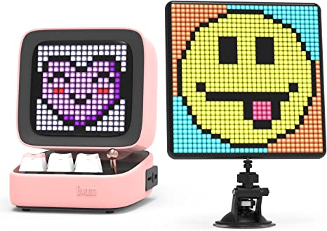 Divoom Ditoo-Bluetooth-Speaker Pixel Speaker with Pixoo-Max Digital-Frame